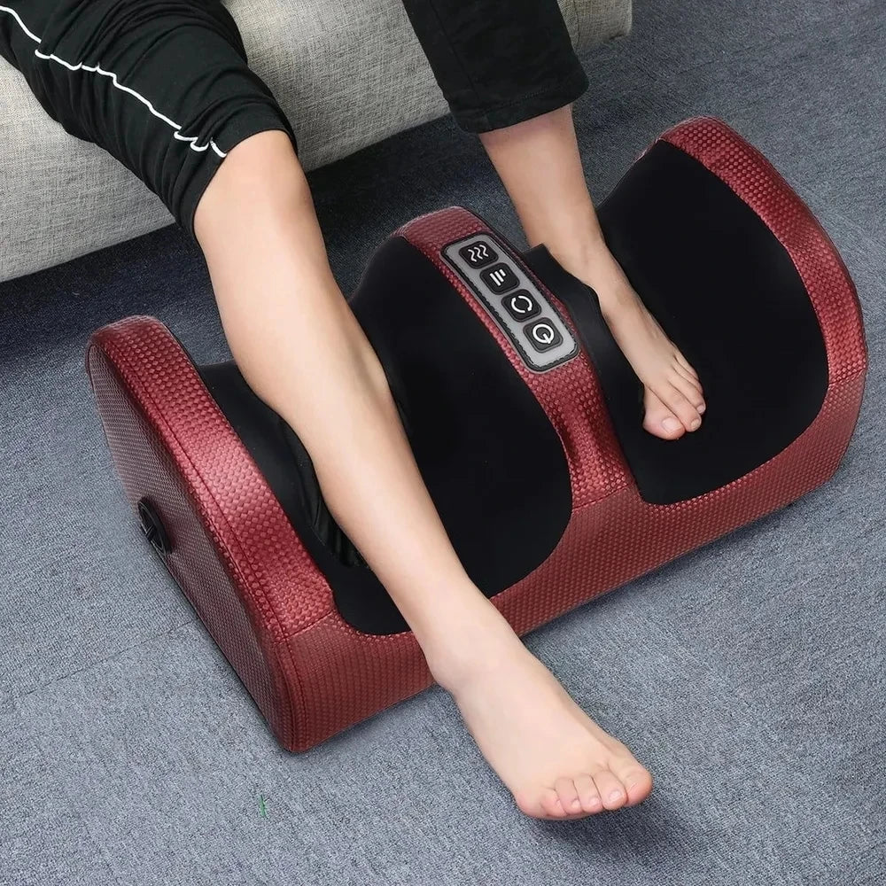 Electric Foot Massager, Relax Heated Roller Calf Pain Relief Fatigue Muscles Vibrator Machine Health™
