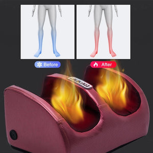 Electric Foot Massager, Relax Heated Roller Calf Pain Relief Fatigue Muscles Vibrator Machine Health™